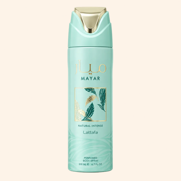 BODY SPRAY LATTAFA MAYAR NATURAL INTENSE FRASCO X 200 ML